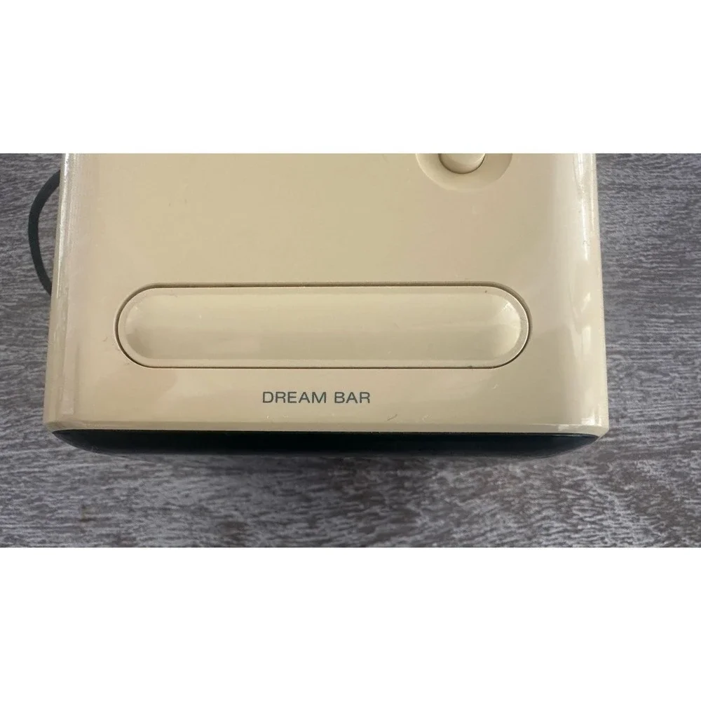 Vintage Sony Dream Machine ICF-C10W AM/FM Digital Clock Radio Beige Tested Works